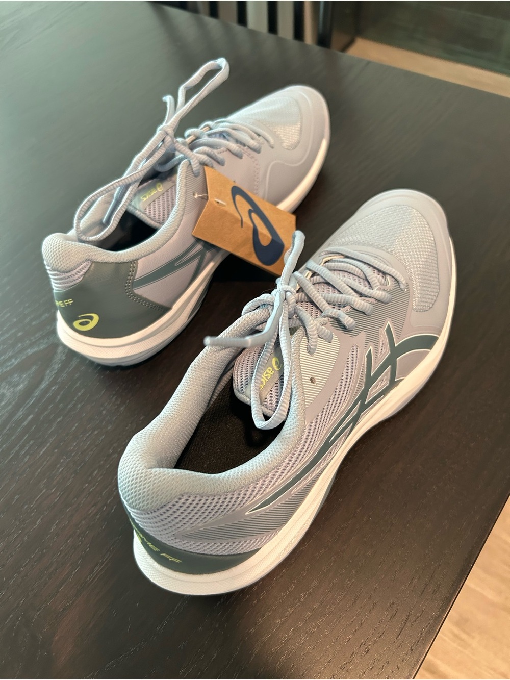 ASICS Men Light Blue Pickle-Ball/Tennis Athletic Sneakers